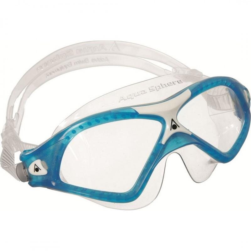 Úszószemüveg Aquasphere Seal XP2, navy/fehér, átlátszó lencse
