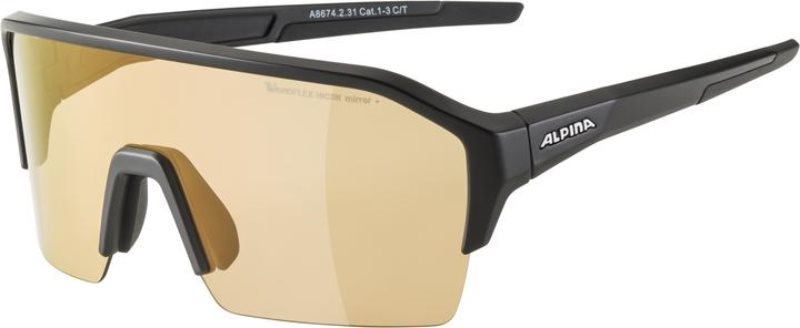 Kerékpáros szemüveg Alpina RAM HR HVLM+ black matt
