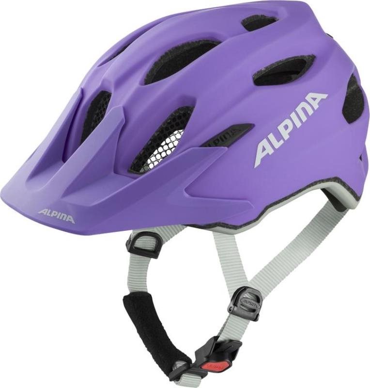 Alpina Carapax Jr. Flash purple matt 51-56 cm