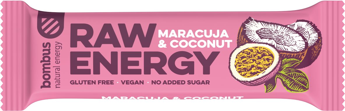 Bombus Raw Energy Maracuja&Coconut 50 g