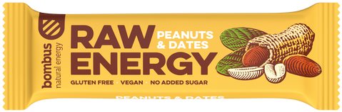 Bombus Raw Energy Peanuts & Dates 50 g