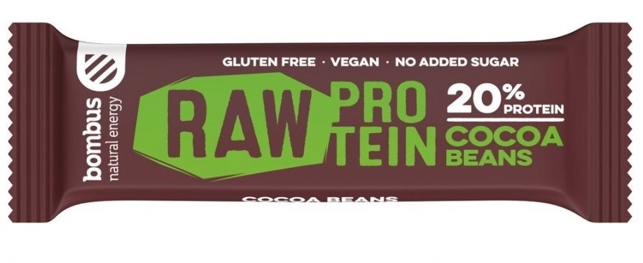 Raw szelet Bombus Raw Protein 50 g