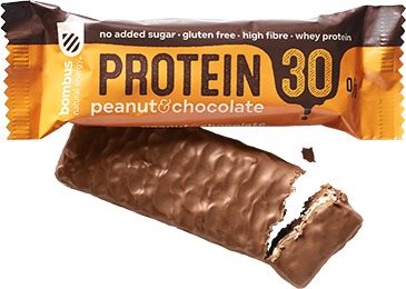Bombus Raw Protein 30% Peanut & Chocolate 50 g, 20 db