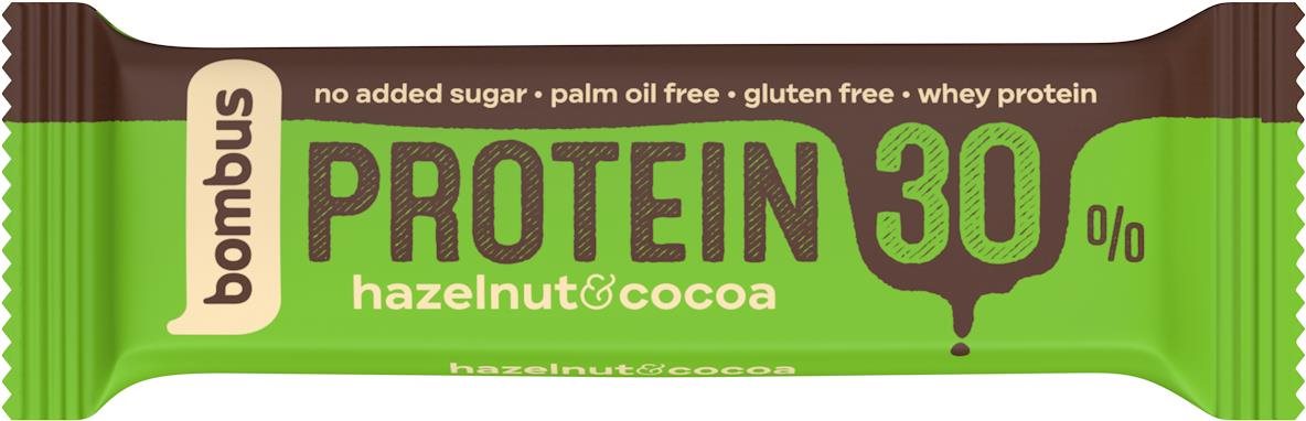 Bombus Protein 30%, 50 g, Hazelnut & Cocoa