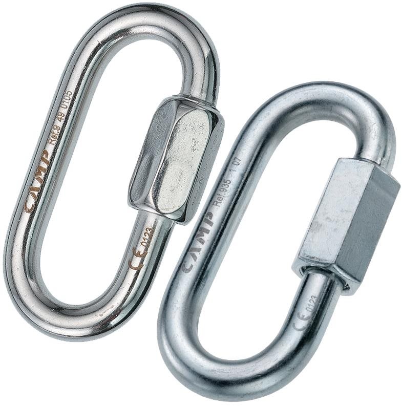 Camp Oval Quick Link 10 mm zinc plated steel