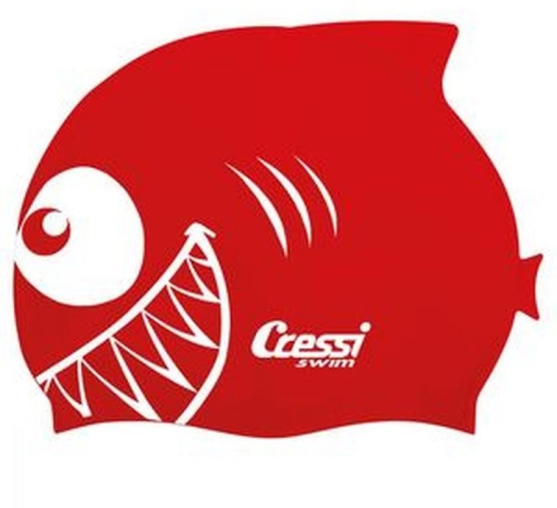 Cressi Kid Swimm Cap, piros