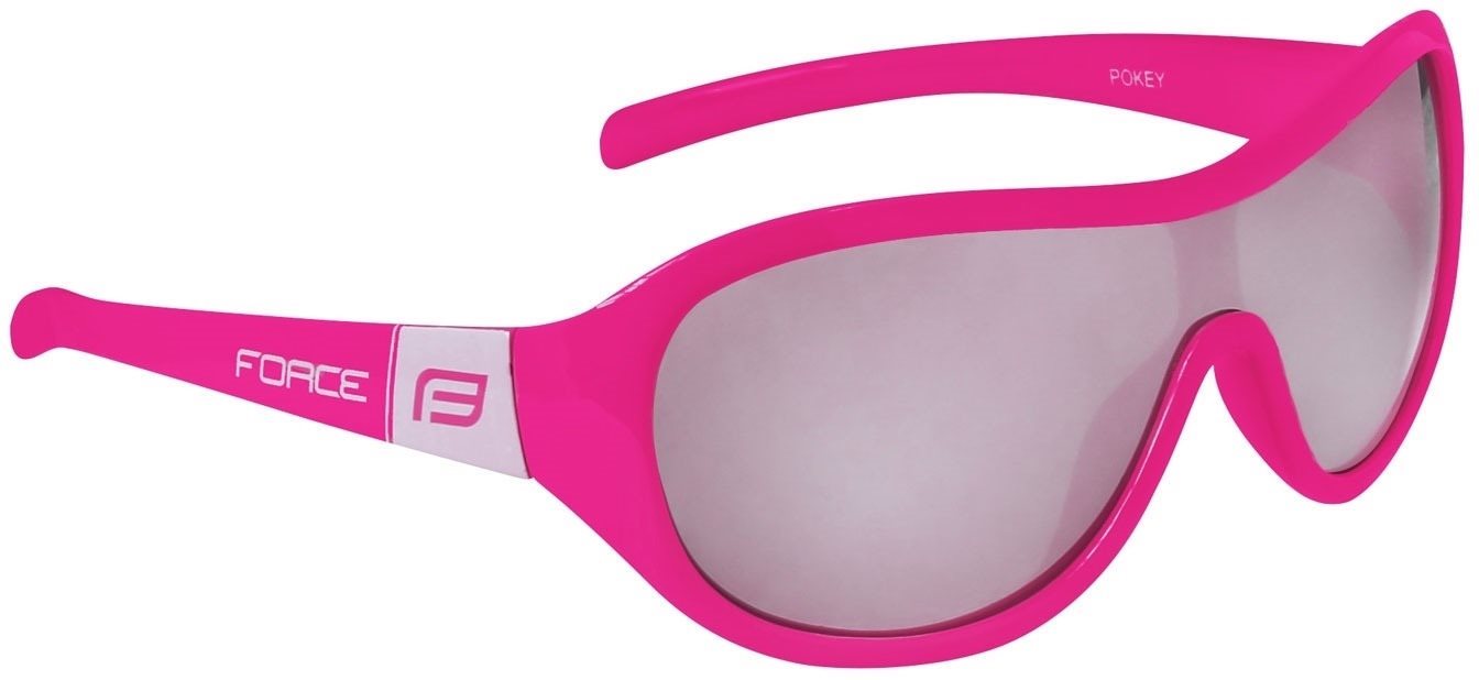 FORCE POKEY gyermek szemüveg, rózsaszín-fehér, fekete lencse