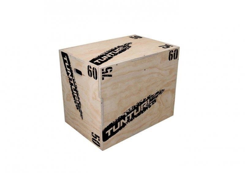 TUNTURI Plyo Box Plyometrikus doboz, fa 40/50/60cm