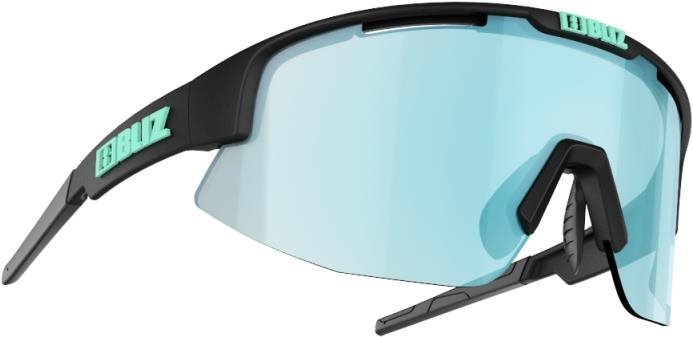 Kerékpáros szemüveg Bliz MATRIX SMALL Matt Black Smoke w Ice Blue Multi Cat.3