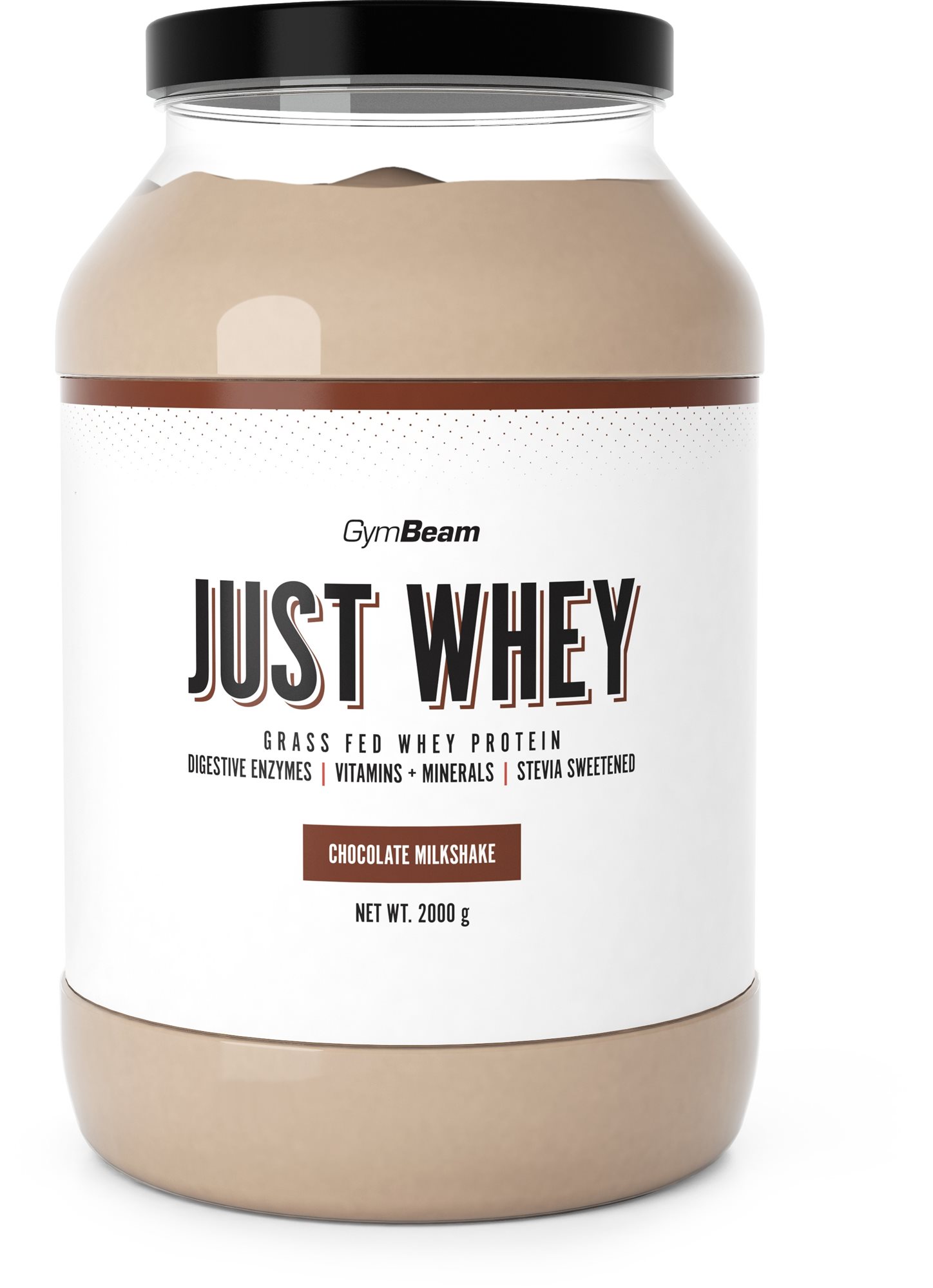 GymBeam Protein Just Whey 2000 g, chocolate milkshake