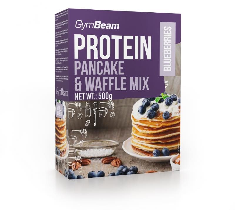GymBeam Pancake & Waffle Mix, blueberries