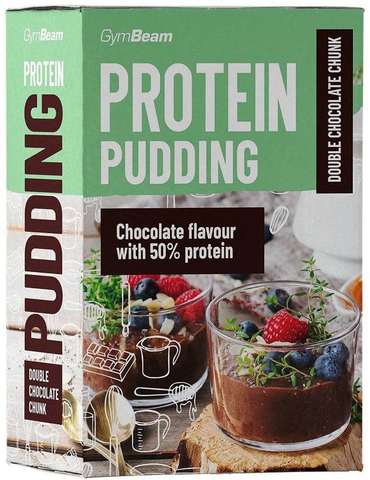 GymBeam protein puding 500 g, double chocolate chunk