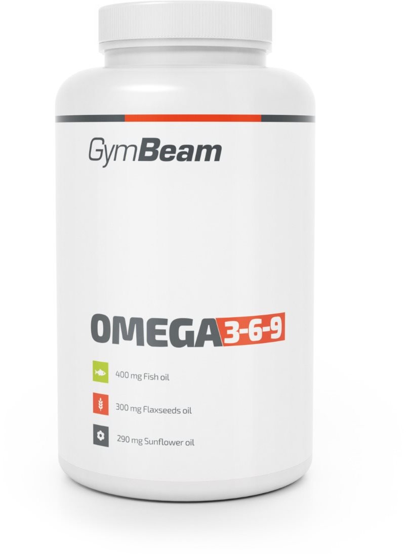 GymBeam Omega 3-6-9 240 kapszula, unflavored