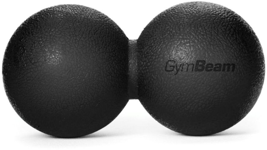 Masszázslabda GymBeam DuoRoll Black Masszázs segédeszköz