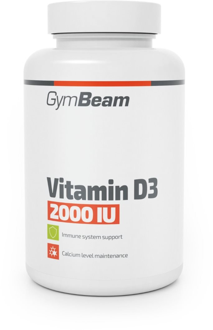 GymBeam D3-vitamin 2000 IU, 60 kapszula