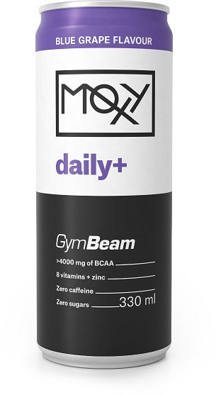 GymBeam MOXY daily+ 330 ml, kékszőlő