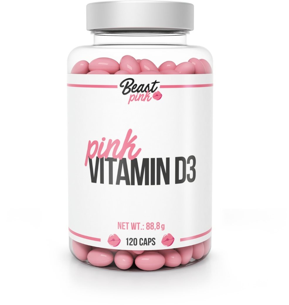 BeastPink Pink D3-vitamin, 120 kapszula