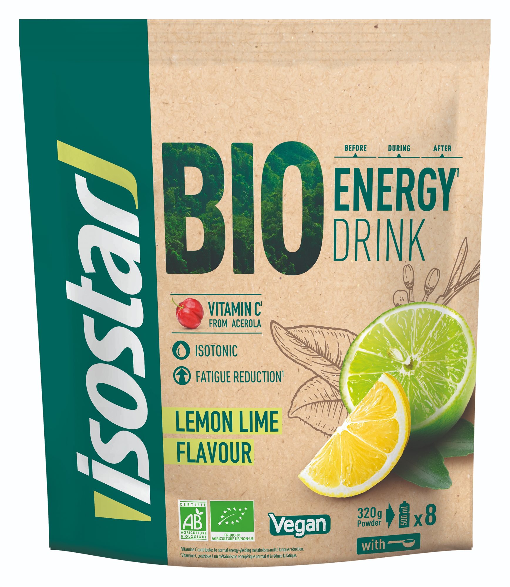 Isostar BIO energiaital por 320 g Lime és citrom
