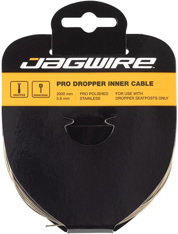 Jagwire Dropper Inner Cable - Pro Polished Stainless - 0.8x2000mm