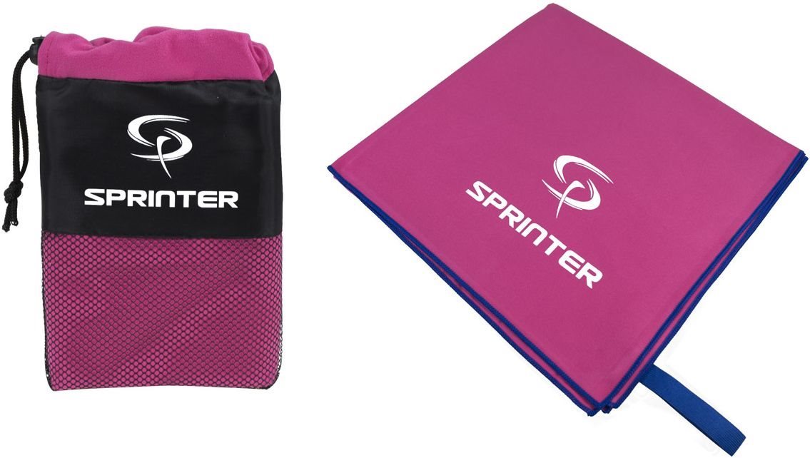 Sprinter - mikroszálas törölköző 100 × 160 cm - rózsaszín