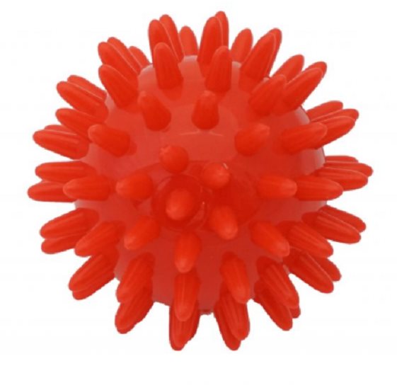 Kine-MAX Pro-Hedgehog Massage Ball - piros