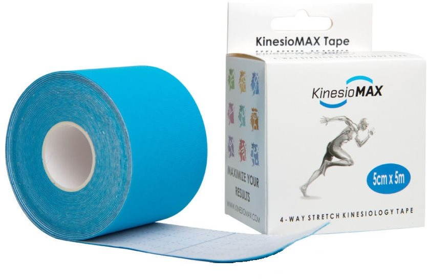 KineMAX 4Way Stretch kineziológiai szalag (kék)