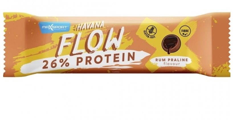 Protein szelet MaxSport Flow Havana rumos praliné