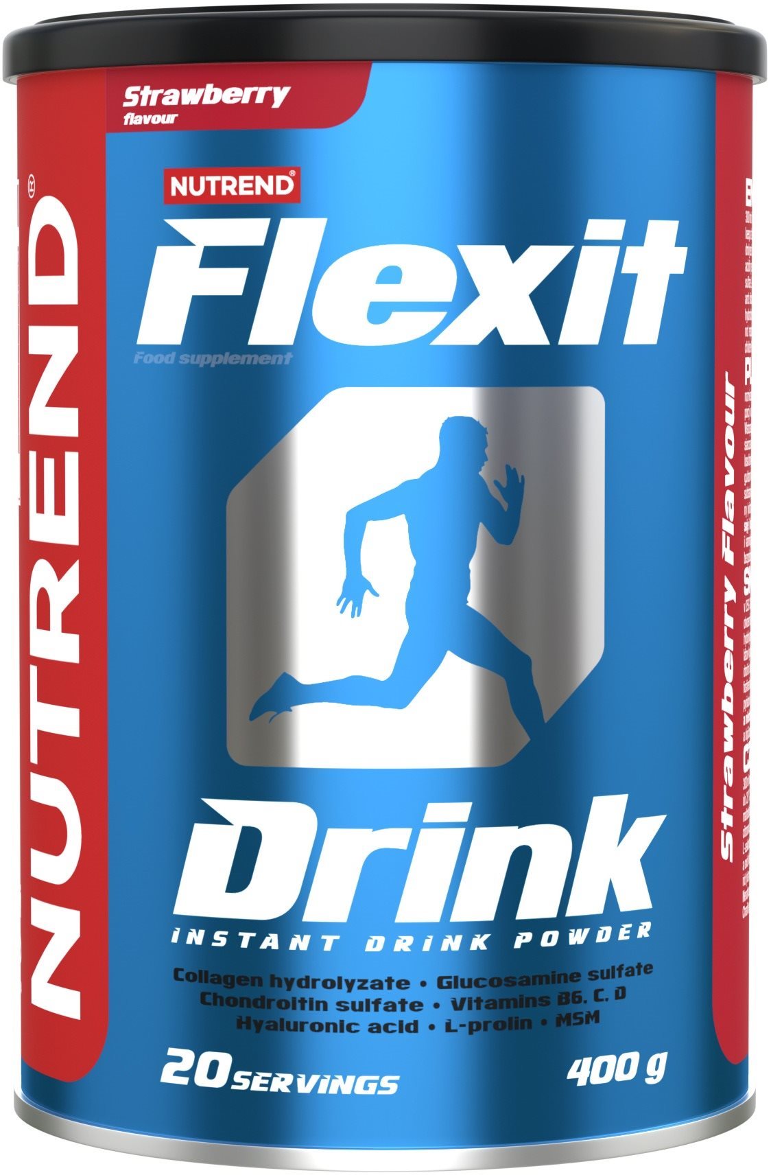 Nutrend Flexit Drink, 400 g, eper