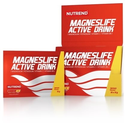 Nutrend Magneslife Active Drink, 10x15 g, citrom