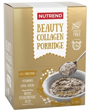 Nutrend Beauty Collagen Porridge, 5 x 50 g, mild pleasure