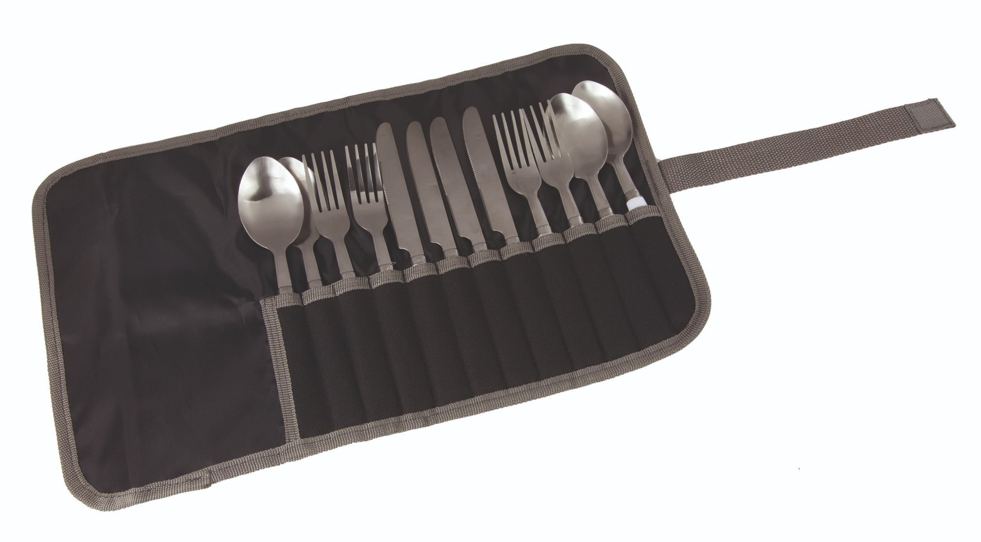 Regatta 4Prsn Cutlery Set Black/Sealgr
