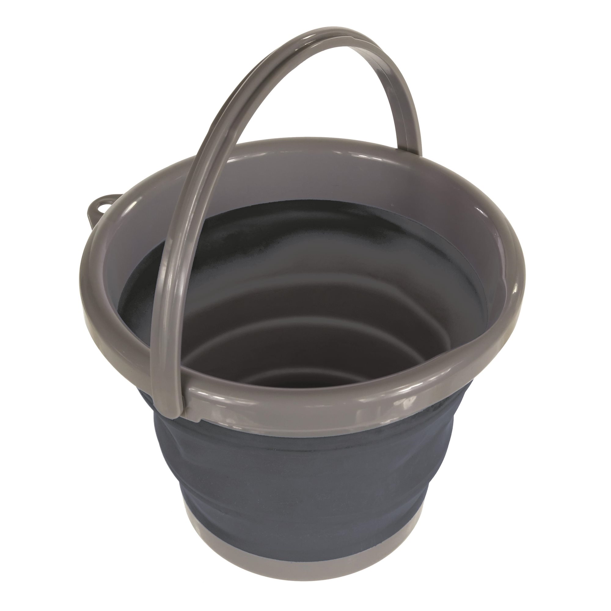 Regatta TPR Foldng Bucket Ebony Grey
