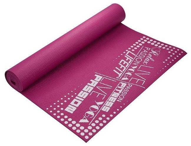 Lifefit Slimfit edző szőnyeg, bordó