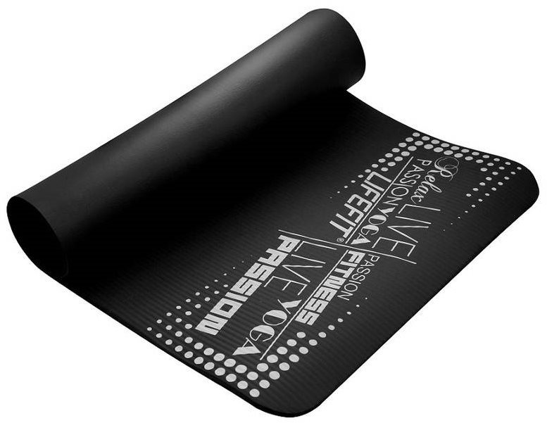 Lifefit Yoga Mat Exkluziv jógamatrac, fekete