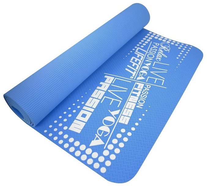 Lifefit Yoga Mat TPE kék