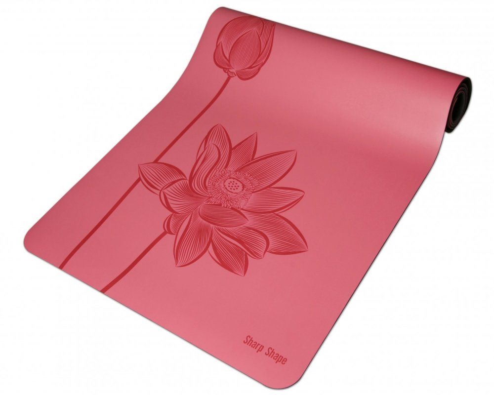 Sharp Shape PU Yoga mat Flower