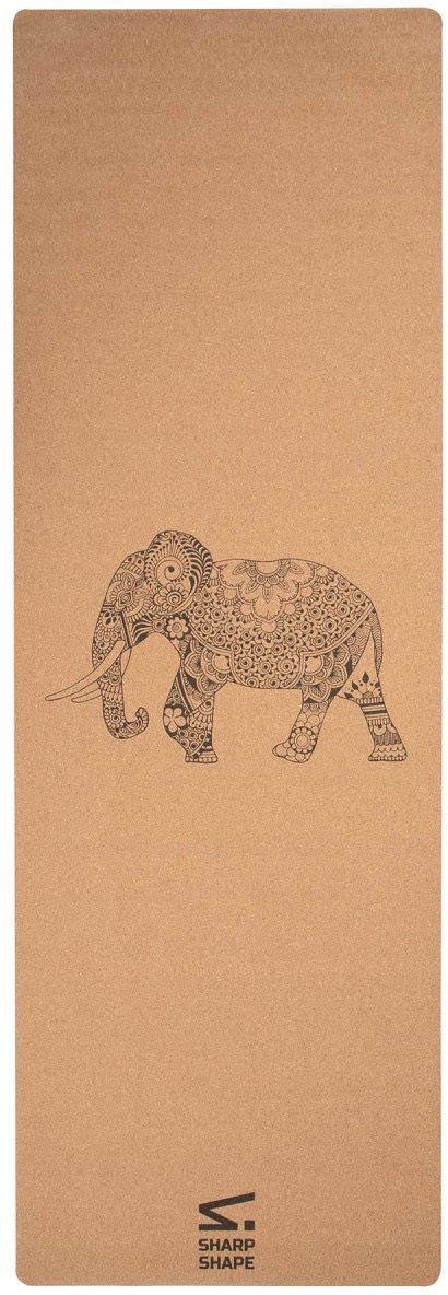 Sharp Shape Cork travel mat jógaszőnyeg Elephant