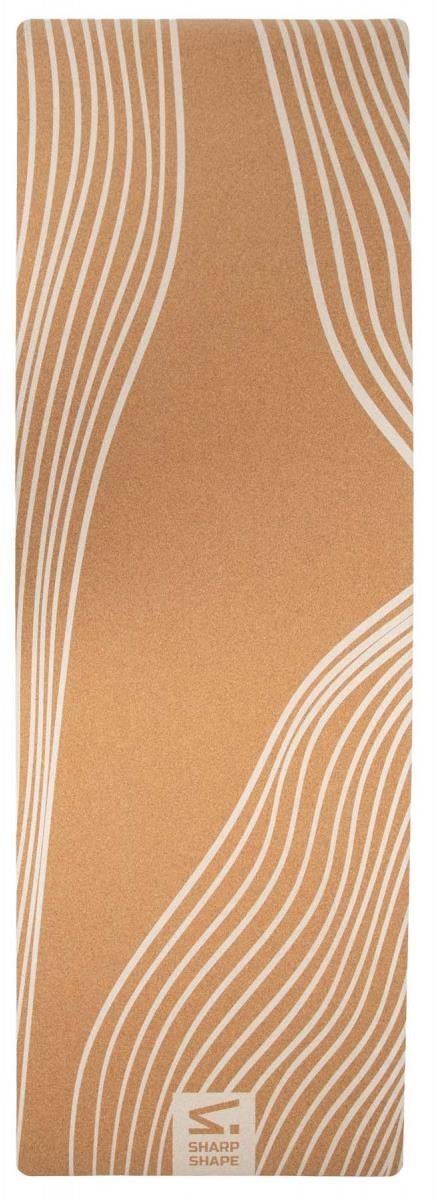 Sharp Shape Cork Yoga Mat Zen White