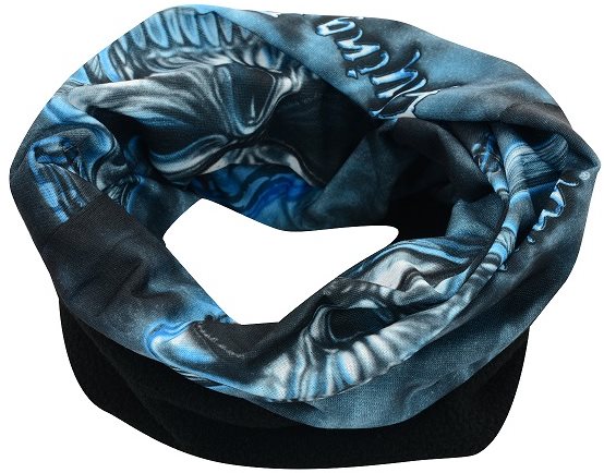 Sulov fleece anyaggal - fekete-kék