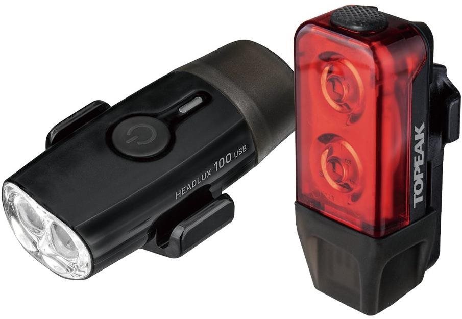 Kerékpár lámpa TOPEAK POWERLUX USB COMBO Lámpa fekete
