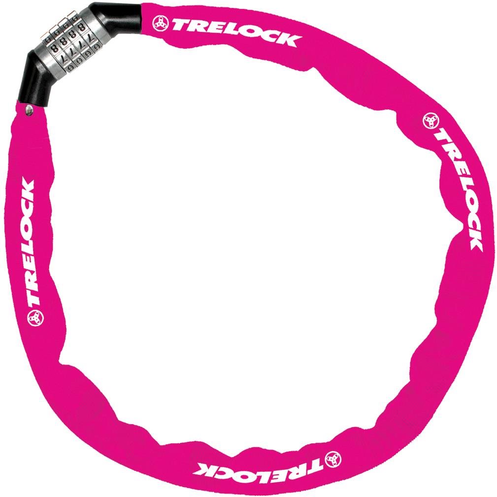 Kerékpár zár Trelock BC 115/60/4 CODE pink