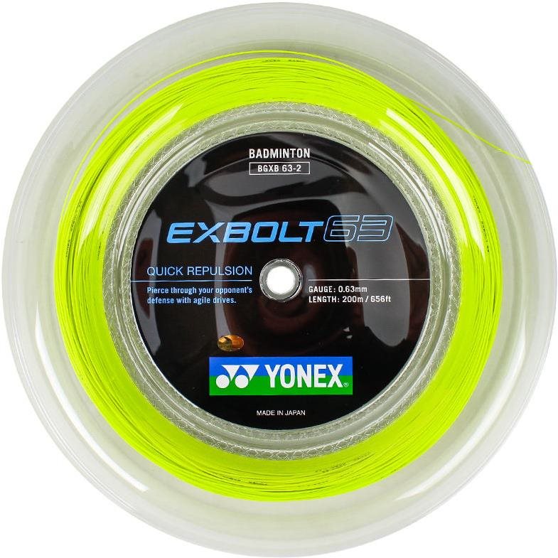 Yonex EXBOLT 63, 0,63 mm, 200 m, YELLOW