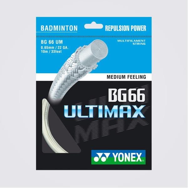 Yonex BG 66, ULTIMAX, 0,65 mm, 10 m, METALLIC WHITE