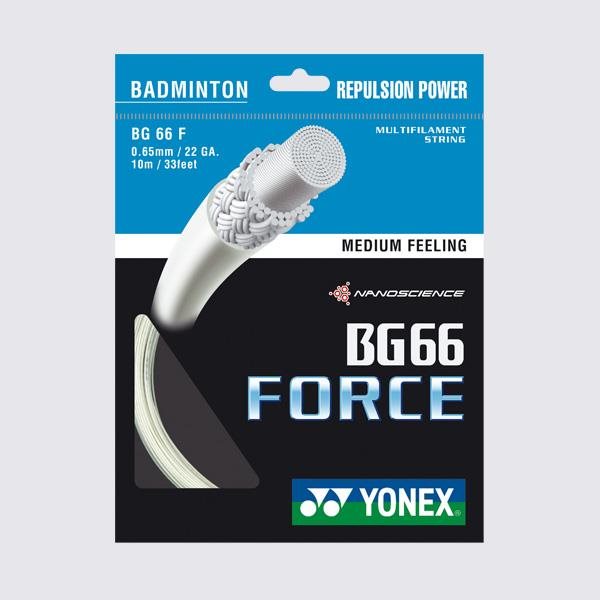 Yonex BG 66 FORCE, 0,65 mm, 10 m, fehér