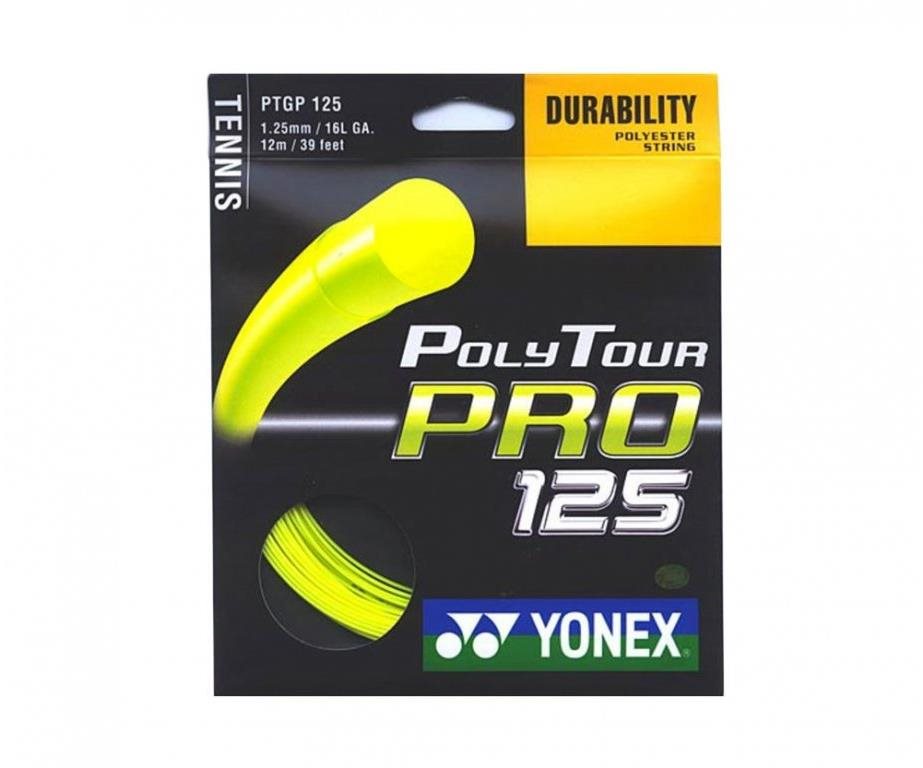 Yonex POLY TOUR PRO 125 Teniszhúr, sárga, méret os