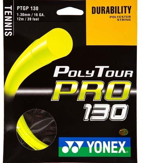 Yonex Poly Tour PRO 130, 1,30mm, 12m, sárga