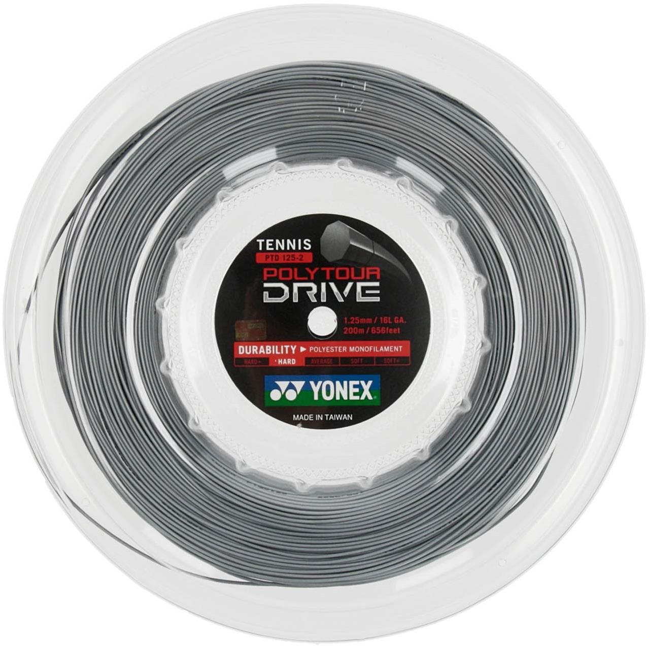 Yonex Poly Tour DRIVE 125, 1,25mm, 200m, ezüst