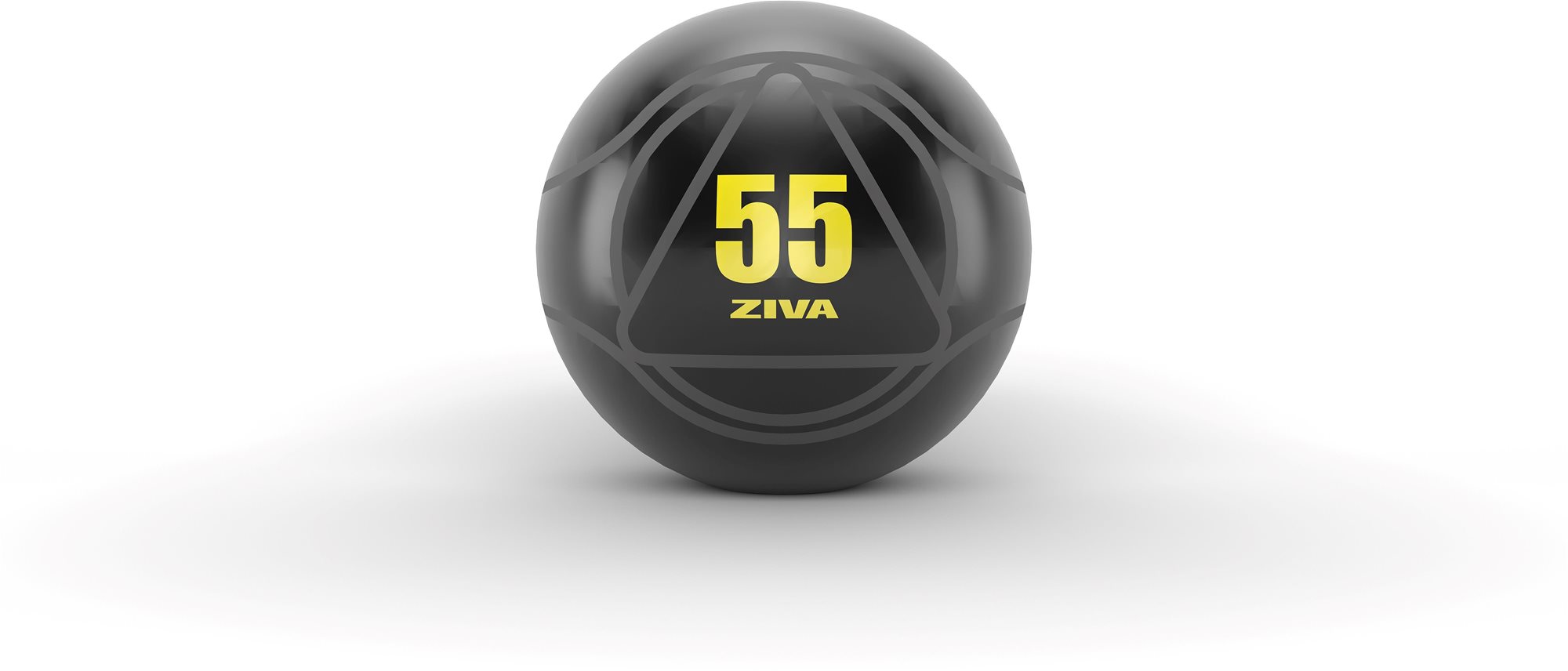 ZIVA Gimnasztikai labda 55 cm, fekete