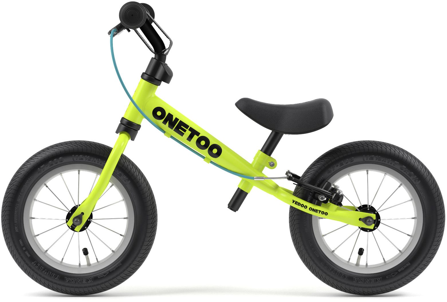 Yedoo ONETOO Futókerékpár, világoszöld, méret 12" (90–110 cm)