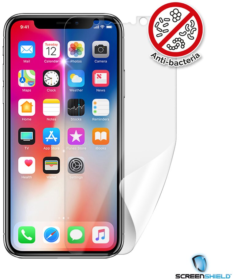 Screenshield Anti-Bacteria APPLE iPhone X kijelzővédő fólia